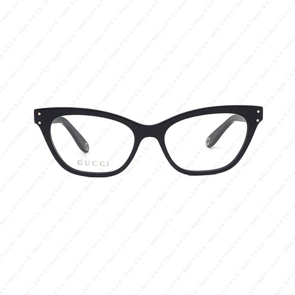 New GUCCI GG0570O 001 50mm Black Eyeglasses - Picture 2 of 11